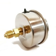 Manomètre tube de bourdon raccord arrière laiton