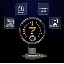 OGauge - Pressure gauge, pressure switch, pressure transmitter and data logger
