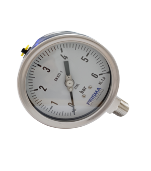 Manomètre à tube de Bourdon tout inox 40mm SFBSPG